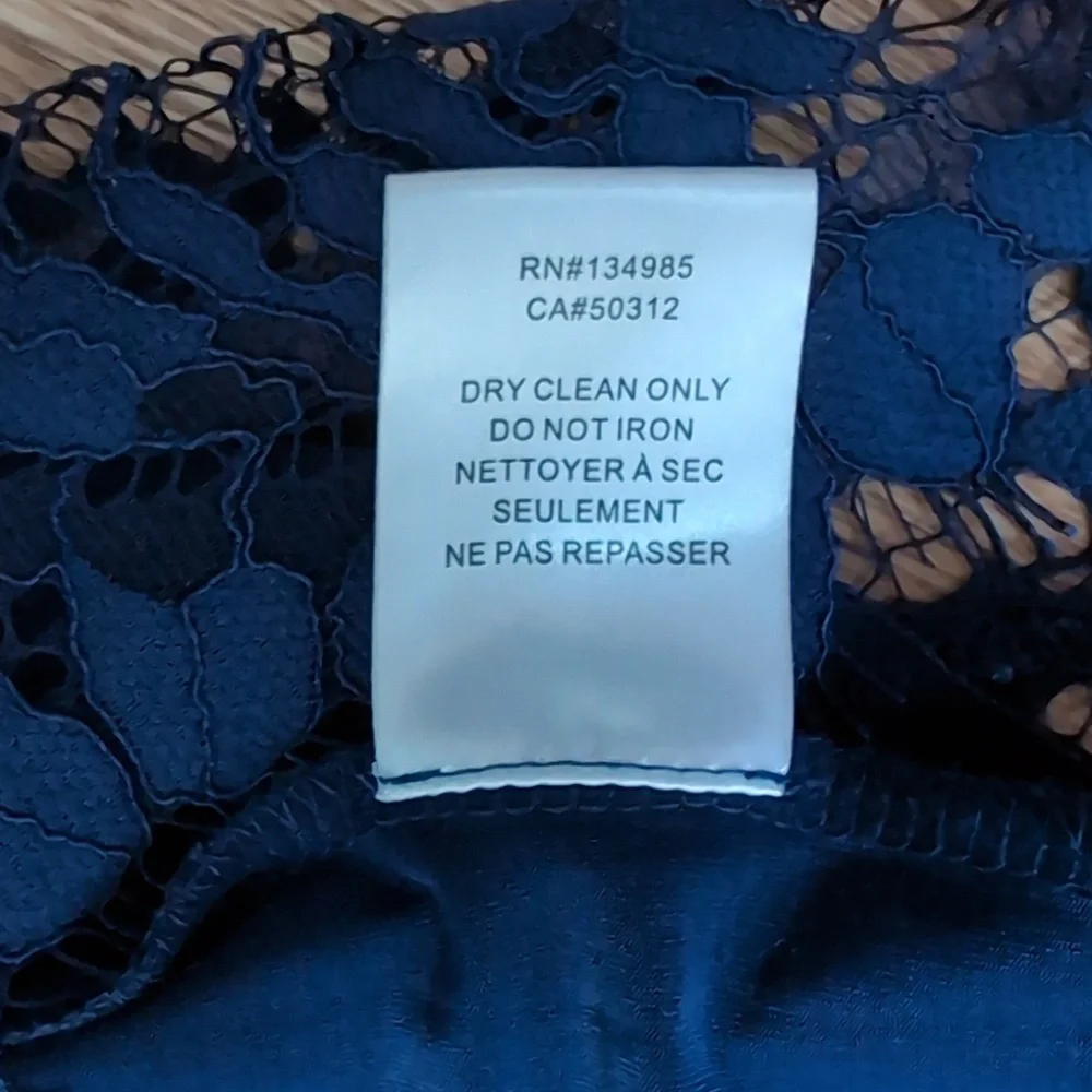 For Love and Lemons Maui Waui Lace Skirt Navy, XS - Picture 6 of 9